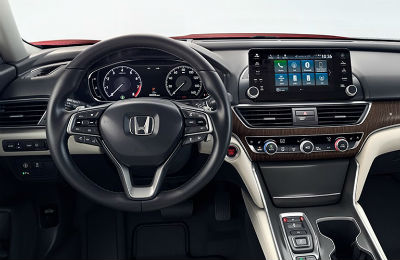 2019 Honda Accord- front- steering wheel and partial dashboard