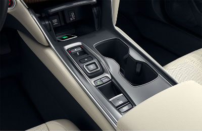 2019 Honda Accord interior close up of center console