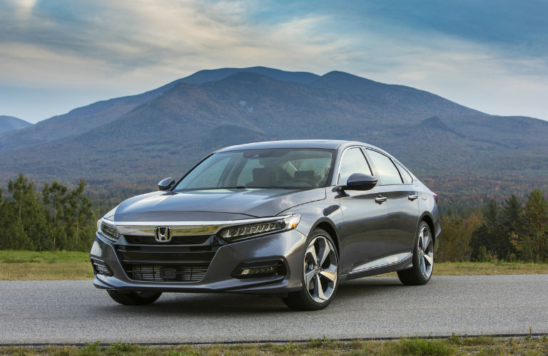 A front left quarter photo of the 2020 Honda Accord.