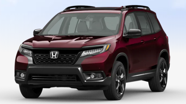 2020 Honda Passport in Deep Scarlet Pearl 