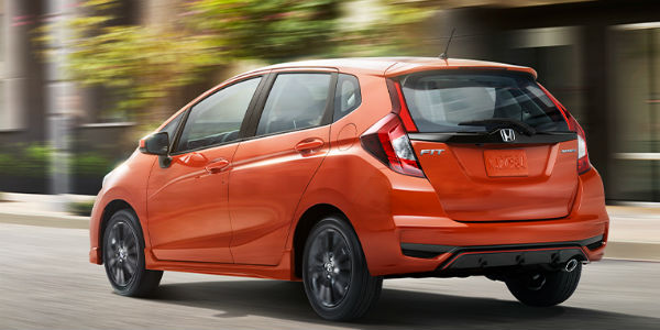 Orange 2020 Honda Fit