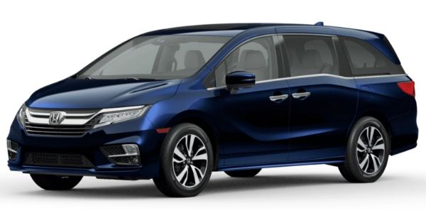 2020 Honda Odyssey in Obsidian Blue Pearl