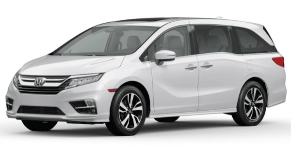 2020 Honda Odyssey in Platinum White Pearl