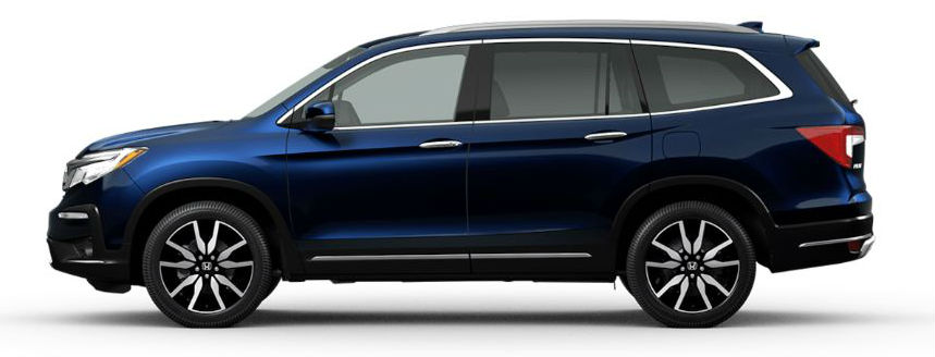 2020 Honda Pilot in Obsidian Blue Pearl