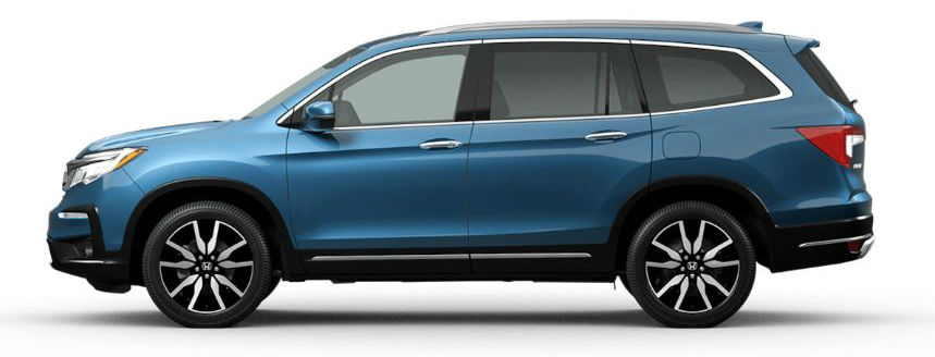 2020 Honda Pilot in Steel Sapphire Metallic