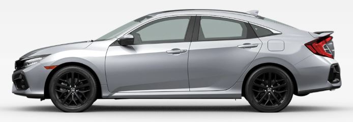 2020 Honda Civic Si in Lunar Silver Metallic