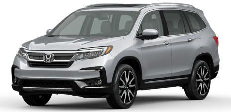 2021 Honda Pilot in Lunar Silver Metallic