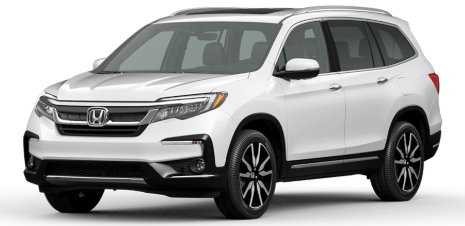 2021 Honda Pilot in Platinum White Pearl 