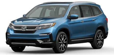 2021 Honda Pilot in Steel Sapphire Metallic 