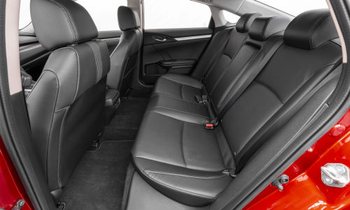 Rear seats in 2020 Honda Civic