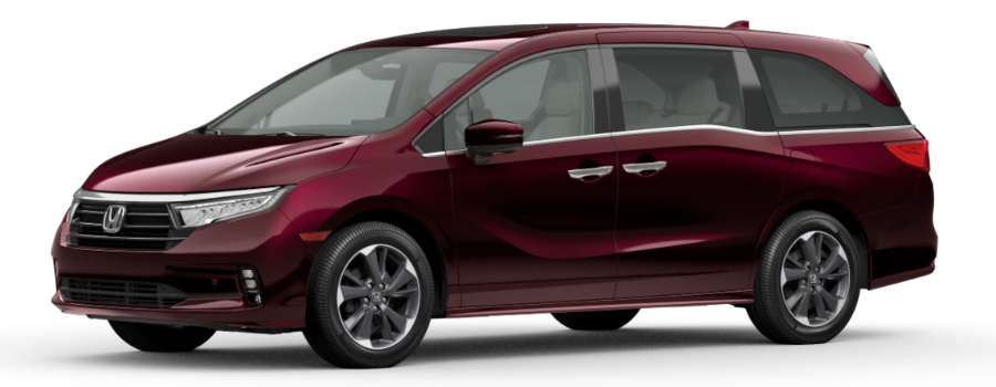 2021 Honda Odyssey in Deep Scarlet Pearl 