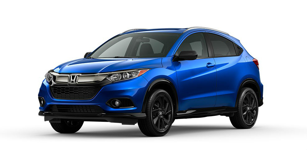 2021 Honda HR-V in Aegean Blue Metallic