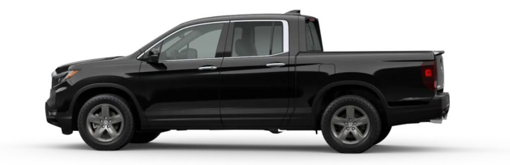 2021 Honda Ridgeline in Crystal Black Pearl