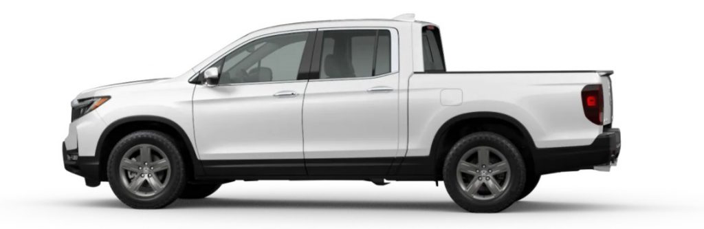 2021 Honda Ridgeline in Platinum White Pearl