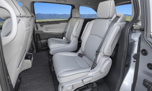 Rear seats in 2022 Honda Odyssey