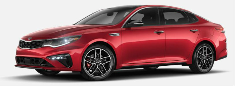 Kia Optima 2019 красная