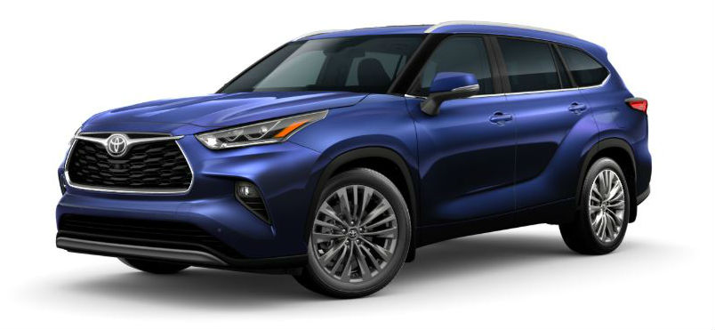 Photos of Available 2020 Toyota Highlander Exterior Color Options