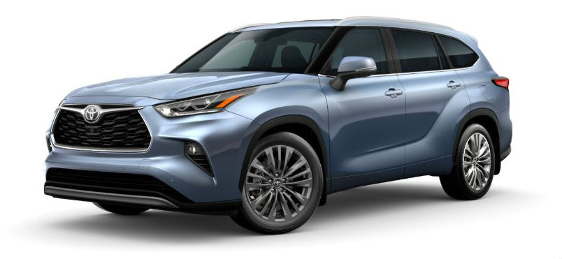 Photos of Available 2020 Toyota Highlander Exterior Color Options
